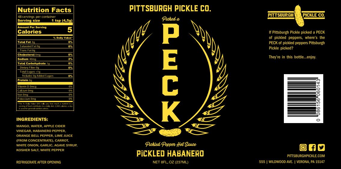 Habanero Peck Label